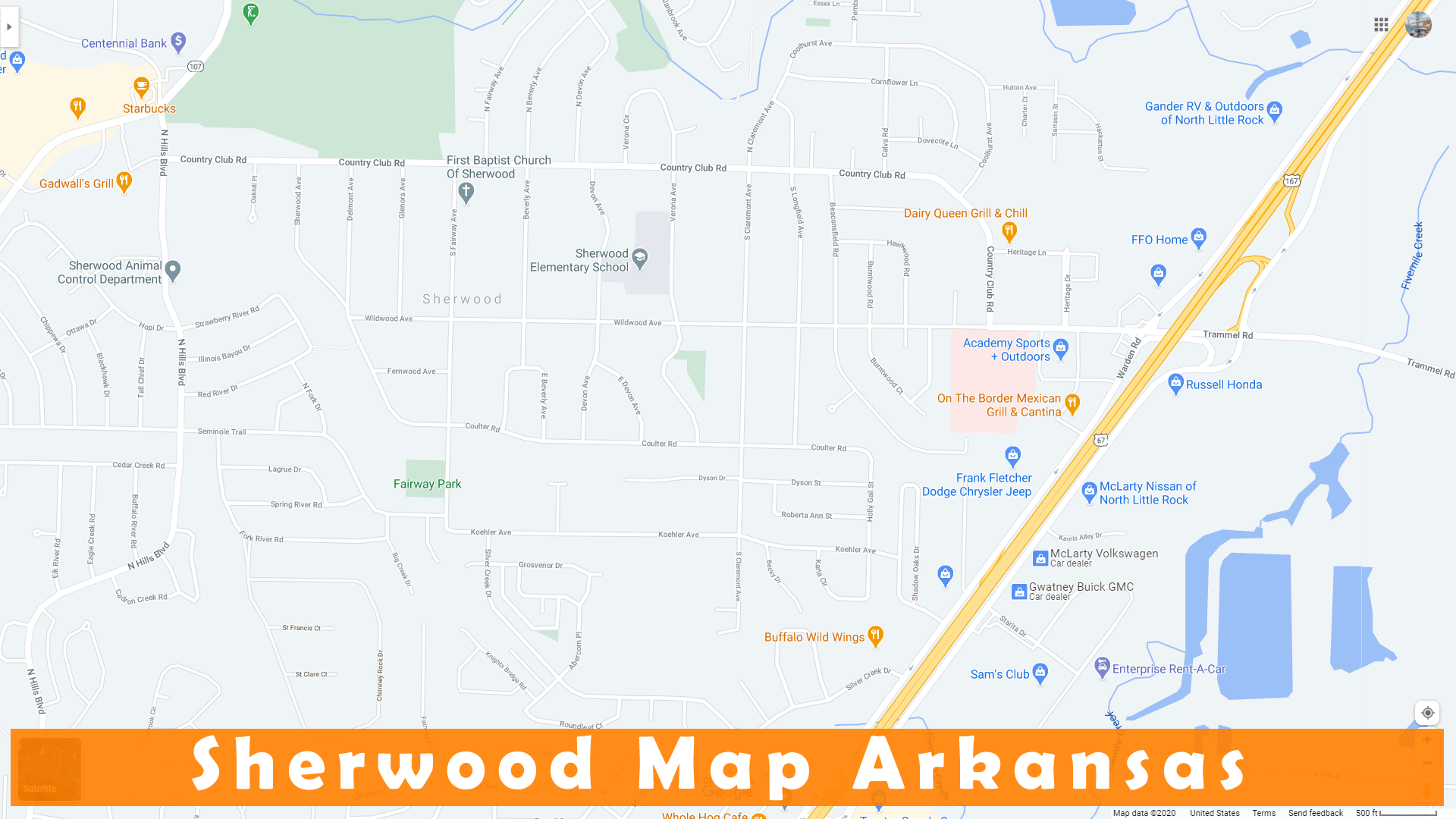 Sherwood map